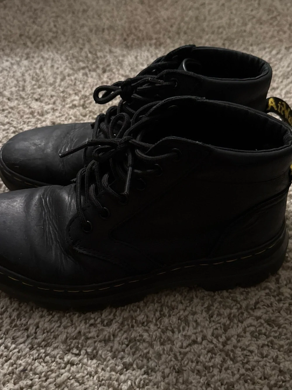 Dr. Martens Black Leather Chukka Boots